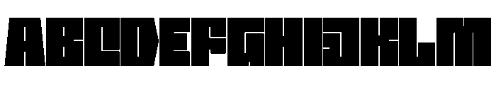 DORutorSteel Black Font UPPERCASE
