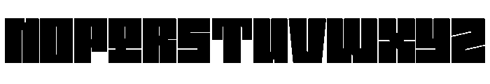 DORutorSteel Black Font UPPERCASE