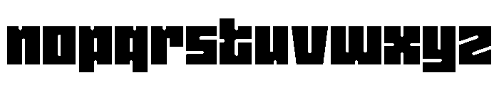 DORutorSteel Bold Font LOWERCASE