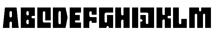 DORutorSteel Regular Font UPPERCASE