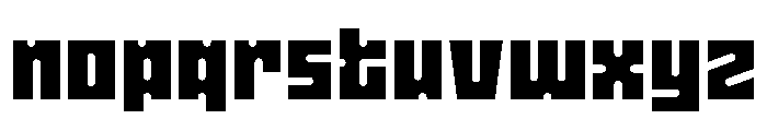 DORutorSteel Regular Font LOWERCASE