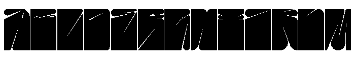 DOT19 Regular Font UPPERCASE
