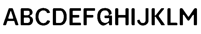DOTrax Regular Font UPPERCASE