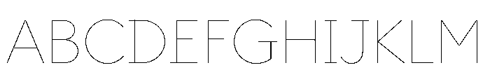 Documan TRIAL Lazer Instance Font UPPERCASE