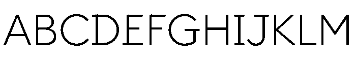 Documan TRIAL Light Instance Font UPPERCASE