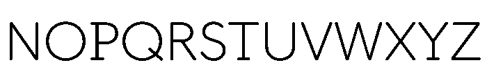 Documan TRIAL Light Instance Font UPPERCASE