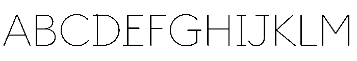 Documan TRIAL Thin Instance Font UPPERCASE