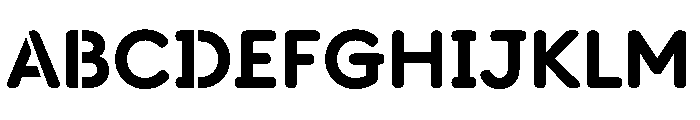 DocumanSTC TRIAL Bold Instance Font UPPERCASE