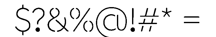 DocumanSTC TRIAL ExtraLight Instance Font OTHER CHARS