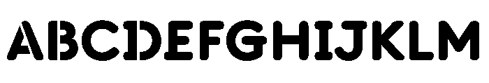 DocumanSTC TRIAL Heavy Instance Font UPPERCASE