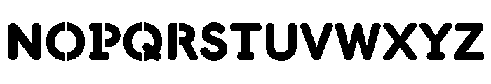 DocumanSTC TRIAL Heavy Instance Font UPPERCASE