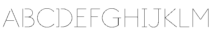 DocumanSTC TRIAL Lazer Instance Font UPPERCASE