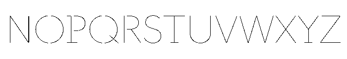 DocumanSTC TRIAL Lazer Instance Font UPPERCASE