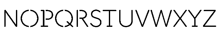 DocumanSTC TRIAL Light Instance Font UPPERCASE