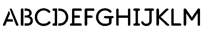 DocumanSTC TRIAL Medium Instance Font UPPERCASE