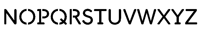 DocumanSTC TRIAL Medium Instance Font UPPERCASE