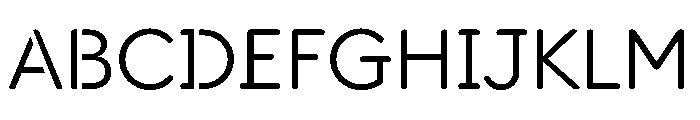DocumanSTC TRIAL Regular Instance Font UPPERCASE