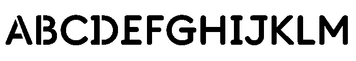 DocumanSTC TRIAL SemiBold Instance Font UPPERCASE