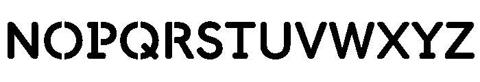 DocumanSTC TRIAL SemiBold Instance Font UPPERCASE