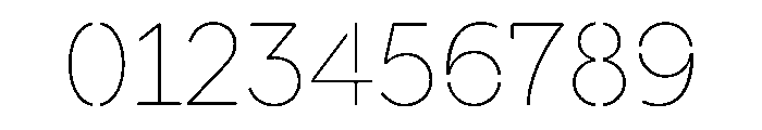 DocumanSTC TRIAL Thin Instance Font OTHER CHARS