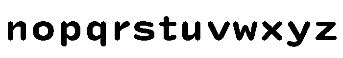 DolphKAA Bold Font LOWERCASE