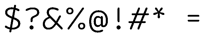 DolphKAA Light Font OTHER CHARS