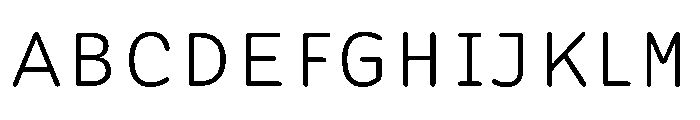 DolphKAA Light Font UPPERCASE
