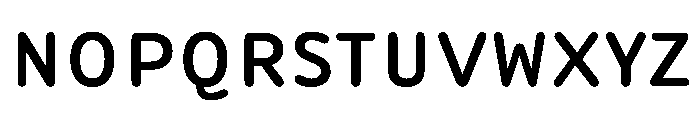 DolphKAA Medium Font UPPERCASE
