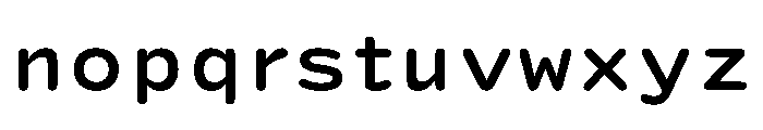 DolphKAA Medium Font LOWERCASE