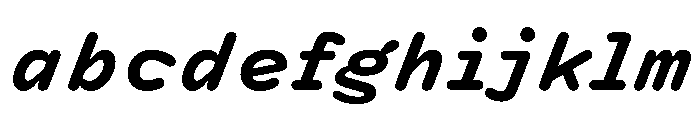 DolphKAATest BoldItalic FONT