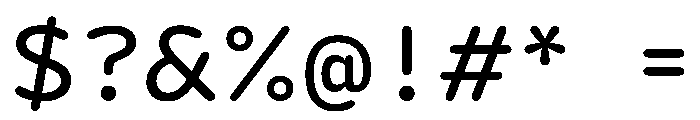 DolphKAATest Regular Font OTHER CHARS