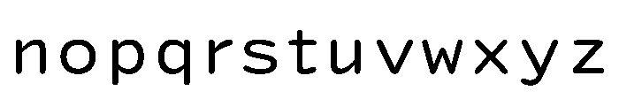 DolphKAATest Regular Font LOWERCASE