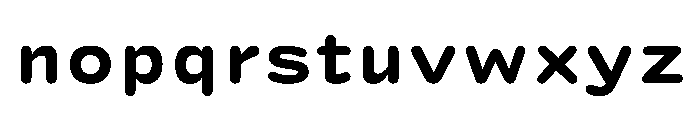 DolphKOO Bold Font LOWERCASE