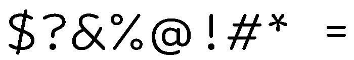 DolphKOO Light Font OTHER CHARS
