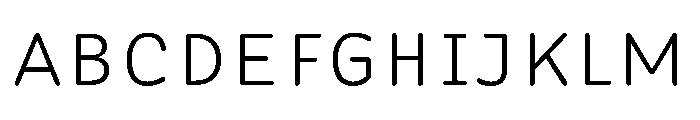 DolphKOO Light Font UPPERCASE