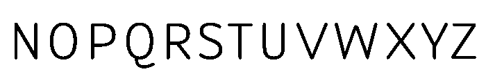 DolphKOO Light Font UPPERCASE