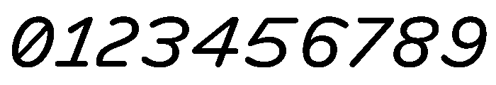 DolphKOO RegularItalic Font OTHER CHARS
