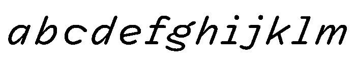 DolphKOO RegularItalic FONT