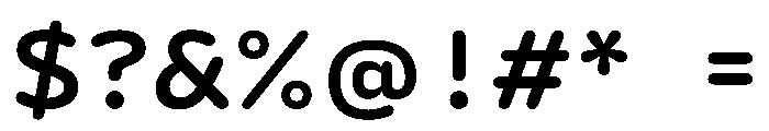 DolphKOOTest Medium Font OTHER CHARS