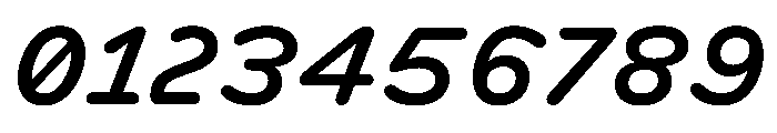DolphKOOTest MediumItalic Font OTHER CHARS