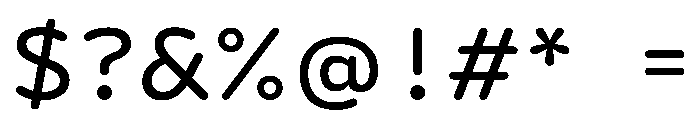 DolphKOOTest Regular Font OTHER CHARS
