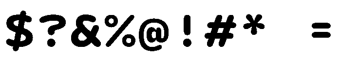 DolphYY Bold Font OTHER CHARS