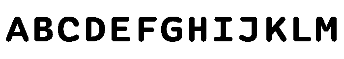 DolphYY Bold Font UPPERCASE