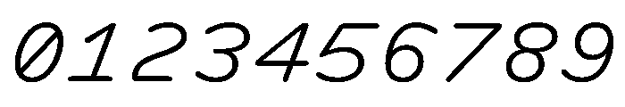 DolphYY LightItalic Font OTHER CHARS