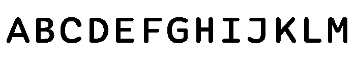 DolphYY Medium Font UPPERCASE
