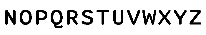 DolphYY Medium Font UPPERCASE