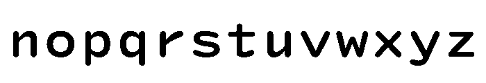 DolphYY Medium Font LOWERCASE