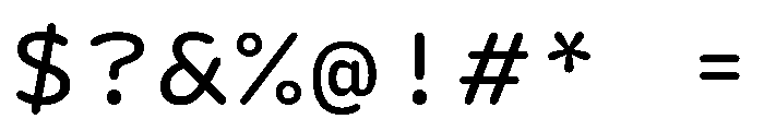 DolphYYTest Regular Font OTHER CHARS