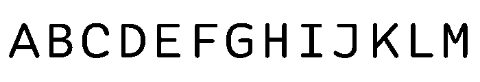 DolphYYTest Regular Font UPPERCASE