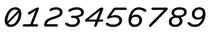 DolphYYTest RegularItalic Font OTHER CHARS